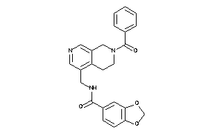 N-[(7-benzoyl-6,8-dihydro-5H-2,7-naphthyridin-4-yl)methyl]-piperonylamide