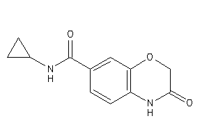 N-cyclopropyl-3-keto-4H-1,4-benzoxazine-7-carboxamide