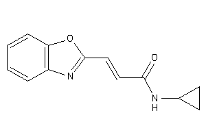 3-(1,3-benzoxazol-2-yl)-N-cyclopropyl-acrylamide