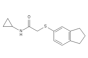 N-cyclopropyl-2-(indan-5-ylthio)acetamide