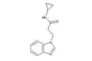 3-(benzimidazol-1-yl)-N-cyclopropyl-propionamide