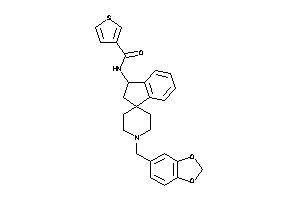 N-(1'-piperonylspiro[indane-3,4'-piperidine]-1-yl)thiophene-3-carboxamide