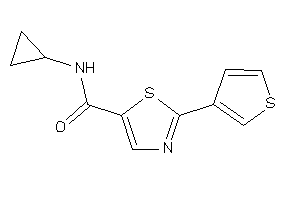 N-cyclopropyl-2-(3-thienyl)thiazole-5-carboxamide