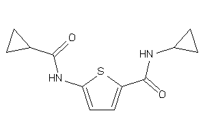 5-(cyclopropanecarbonylamino)-N-cyclopropyl-thiophene-2-carboxamide