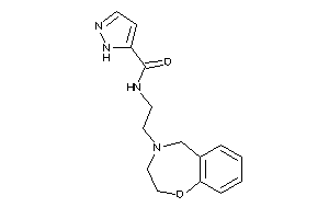 N-[2-(3,5-dihydro-2H-1,4-benzoxazepin-4-yl)ethyl]-1H-pyrazole-5-carboxamide