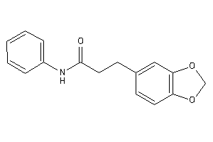 3-(1,3-benzodioxol-5-yl)-N-phenyl-propionamide