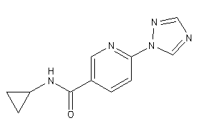 N-cyclopropyl-6-(1,2,4-triazol-1-yl)nicotinamide