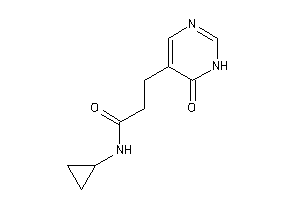 N-cyclopropyl-3-(6-keto-1H-pyrimidin-5-yl)propionamide