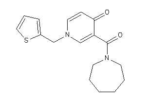 3-(azepane-1-carbonyl)-1-(2-thenyl)-4-pyridone