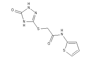 2-[(5-keto-1,4-dihydro-1,2,4-triazol-3-yl)thio]-N-(2-thienyl)acetamide