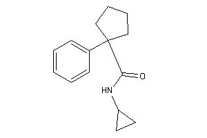 N-cyclopropyl-1-phenyl-cyclopentanecarboxamide