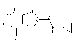 Image of N-cyclopropyl-4-keto-3H-thieno[2,3-d]pyrimidine-6-carboxamide