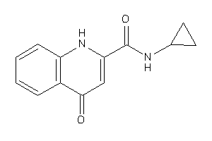 Image of N-cyclopropyl-4-keto-1H-quinoline-2-carboxamide