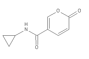 Image of N-cyclopropyl-6-keto-pyran-3-carboxamide
