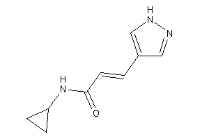 N-cyclopropyl-3-(1H-pyrazol-4-yl)acrylamide