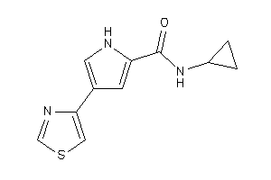 N-cyclopropyl-4-thiazol-4-yl-1H-pyrrole-2-carboxamide