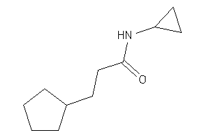 3-cyclopentyl-N-cyclopropyl-propionamide