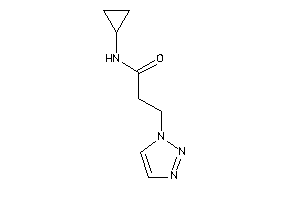 N-cyclopropyl-3-(triazol-1-yl)propionamide