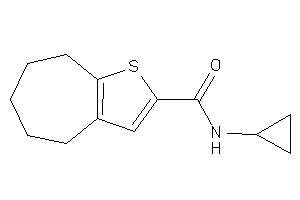 Image of N-cyclopropyl-5,6,7,8-tetrahydro-4H-cyclohepta[b]thiophene-2-carboxamide