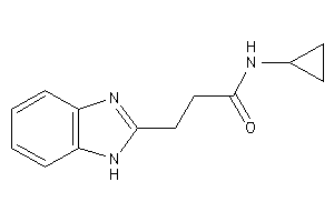 3-(1H-benzimidazol-2-yl)-N-cyclopropyl-propionamide