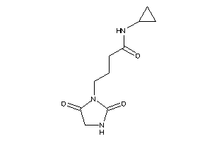 Image of N-cyclopropyl-4-(2,5-diketoimidazolidin-1-yl)butyramide