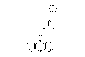 Image of 3-(1H-pyrazol-4-yl)acrylic Acid (2-keto-2-phenothiazin-10-yl-ethyl) Ester