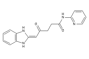 5-(1,3-dihydrobenzimidazol-2-ylidene)-4-keto-N-(2-pyridyl)valeramide