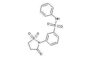 Image of N-phenyl-3-(1,1,3-triketo-1,2-thiazolidin-2-yl)benzenesulfonamide
