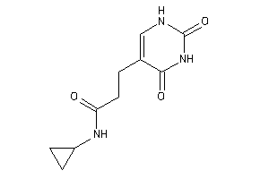 N-cyclopropyl-3-(2,4-diketo-1H-pyrimidin-5-yl)propionamide