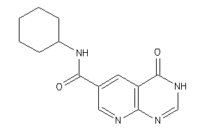 Image of N-cyclohexyl-4-keto-3H-pyrido[2,3-d]pyrimidine-6-carboxamide