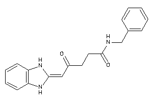 N-benzyl-5-(1,3-dihydrobenzimidazol-2-ylidene)-4-keto-valeramide