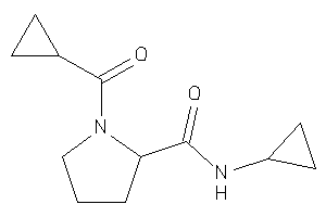 1-(cyclopropanecarbonyl)-N-cyclopropyl-pyrrolidine-2-carboxamide