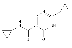 N,2-dicyclopropyl-6-keto-1H-pyrimidine-5-carboxamide