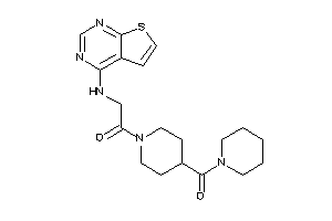 1-[4-(piperidine-1-carbonyl)piperidino]-2-(thieno[2,3-d]pyrimidin-4-ylamino)ethanone