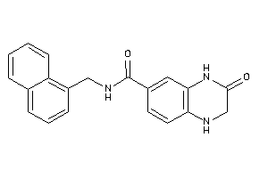 3-keto-N-(1-naphthylmethyl)-2,4-dihydro-1H-quinoxaline-6-carboxamide