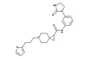 6-[3-(2-furyl)propyl]-N-[3-(2-ketoimidazolidin-1-yl)phenyl]-6-azaspiro[2.5]octane-2-carboxamide