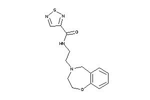 N-[2-(3,5-dihydro-2H-1,4-benzoxazepin-4-yl)ethyl]-1,2,5-thiadiazole-3-carboxamide