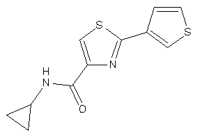 N-cyclopropyl-2-(3-thienyl)thiazole-4-carboxamide