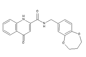 N-(3,4-dihydro-2H-1,5-benzodioxepin-7-ylmethyl)-4-keto-1H-quinoline-2-carboxamide