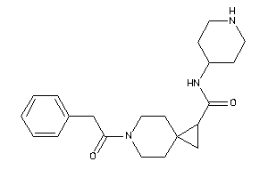 6-(2-phenylacetyl)-N-(4-piperidyl)-6-azaspiro[2.5]octane-1-carboxamide