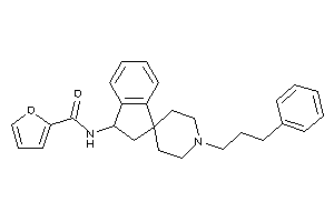 N-[1'-(3-phenylpropyl)spiro[indane-3,4'-piperidine]-1-yl]-2-furamide