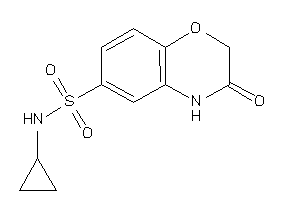 N-cyclopropyl-3-keto-4H-1,4-benzoxazine-6-sulfonamide