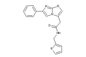 2-(6-phenylimidazo[2,1-b]thiazol-3-yl)-N-(2-thenyl)acetamide