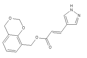 3-(1H-pyrazol-4-yl)acrylic Acid 4H-1,3-benzodioxin-8-ylmethyl Ester