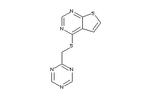 4-(s-triazin-2-ylmethylthio)thieno[2,3-d]pyrimidine