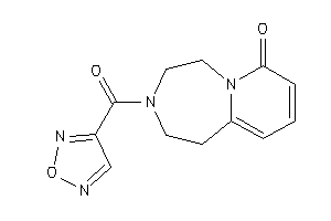 Image of 3-(furazan-3-carbonyl)-1,2,4,5-tetrahydropyrido[2,1-g][1,4]diazepin-7-one