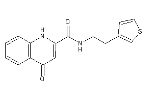 4-keto-N-[2-(3-thienyl)ethyl]-1H-quinoline-2-carboxamide