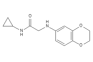 N-cyclopropyl-2-(2,3-dihydro-1,4-benzodioxin-6-ylamino)acetamide