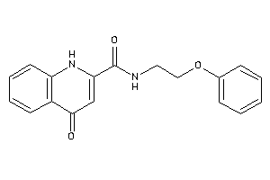 4-keto-N-(2-phenoxyethyl)-1H-quinoline-2-carboxamide