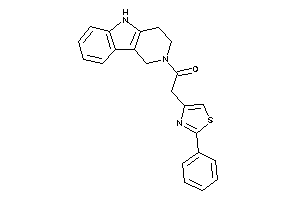 2-(2-phenylthiazol-4-yl)-1-(1,3,4,5-tetrahydropyrido[4,3-b]indol-2-yl)ethanone